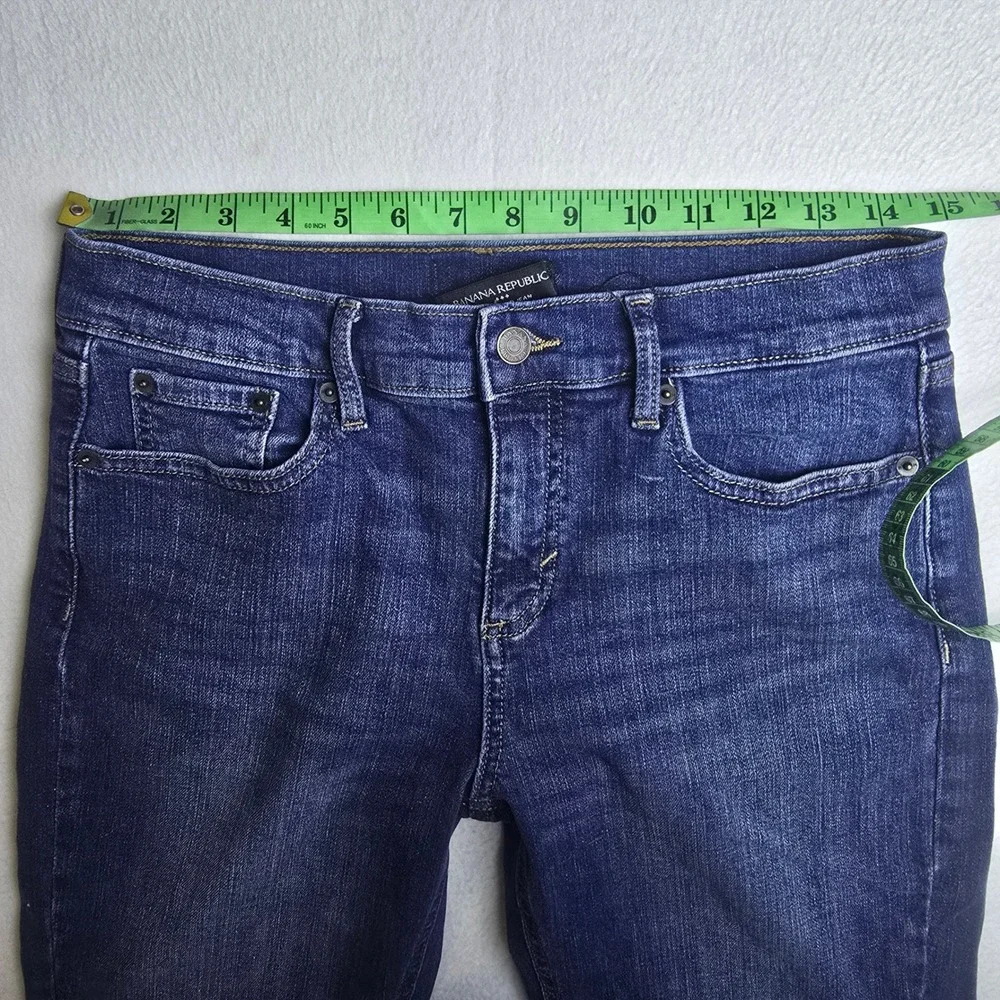 Banana Republic -058 Womens‎ Girlfriend Jeans Dark Wash Blue 536092-00 Size 28/6